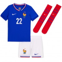 Frankreich Theo Hernandez #22 Fußballbekleidung Heimtrikot Kinder EM 2024 Kurzarm (+ kurze hosen)